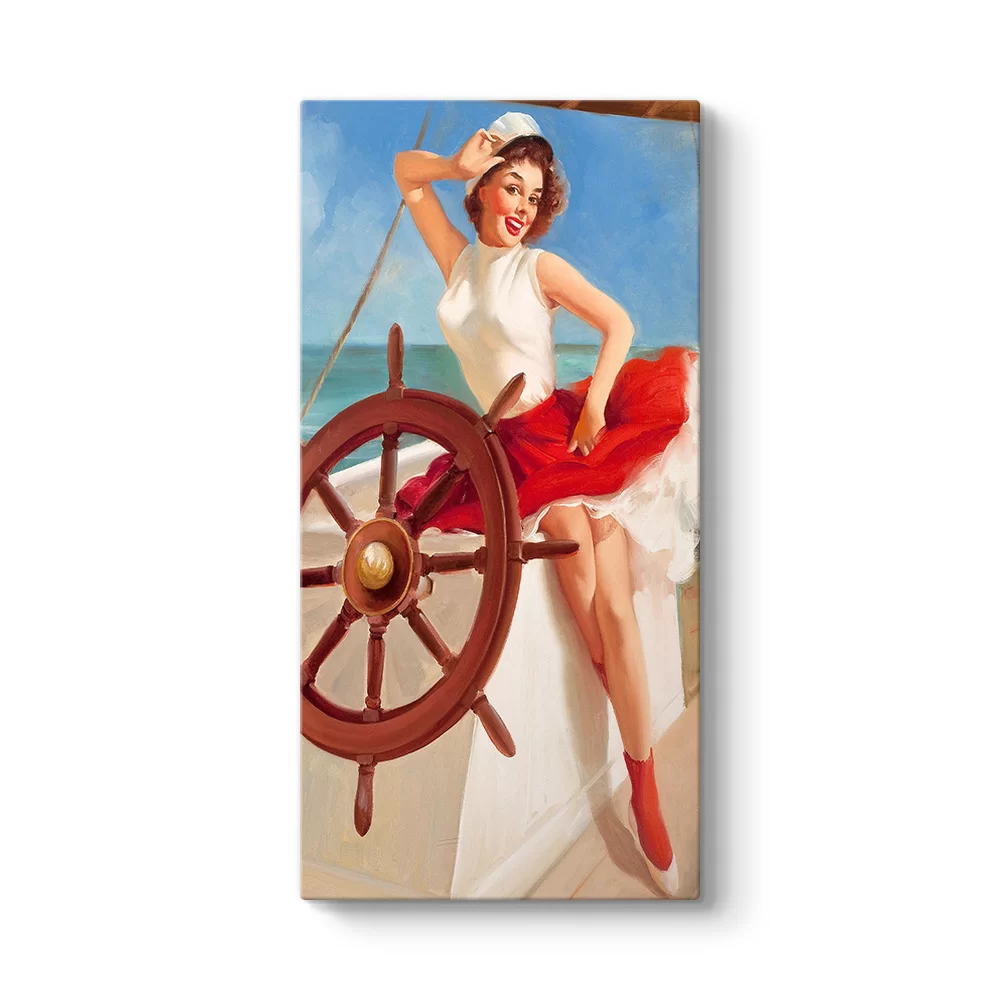 Pin Up Girl Denizci Tablosu - Model 7